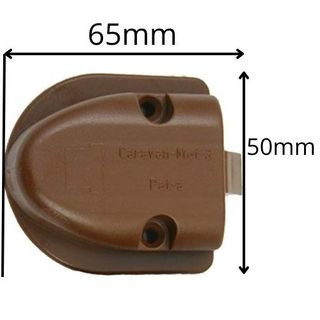 Cerradura Marrón para Puerta de Inodoro