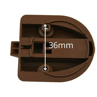 Cerradura Marrón para Puerta de Inodoro