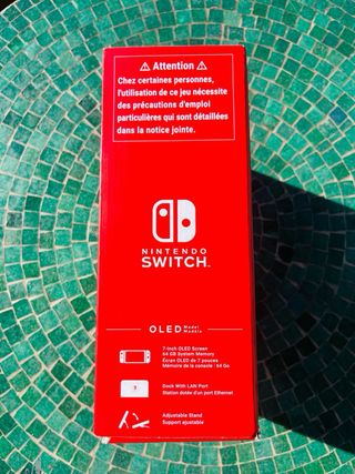 Nintendo Switch OLED Blanca Roja