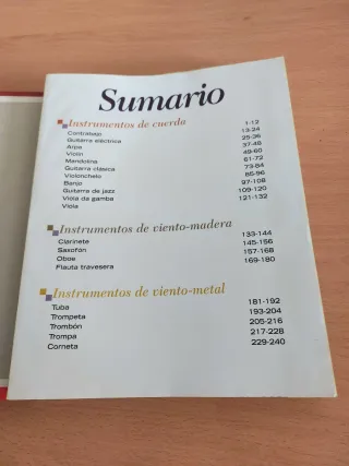 Instrumentos Musicales. Salvat