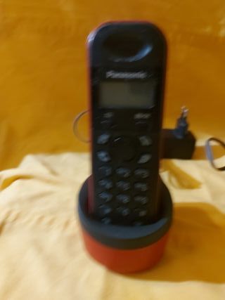 Teléfono Panasonic Rojo Inalámbrico