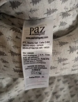 Saco Paz Rodríguez para capazo gris