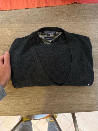 Cardigan Tommy Hilfiger Uomo Grigio L