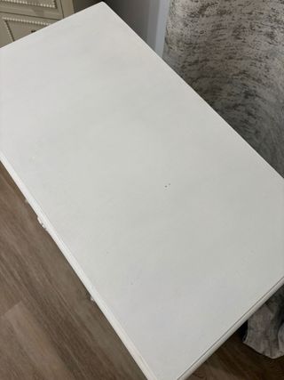 2 Mesitas de noche de madera y ratán(Precio unidad