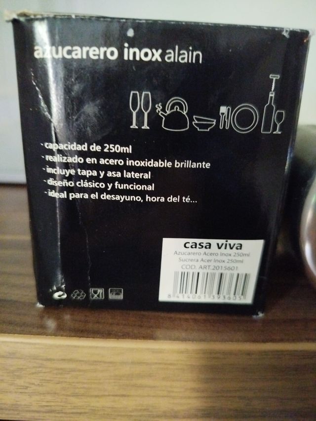 Azucarero Acero Inox Casa Viva 250ml