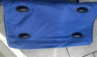 Borsone da viaggio blu COVERI COLLECTION