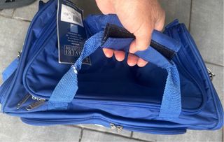 Borsone da viaggio blu COVERI COLLECTION