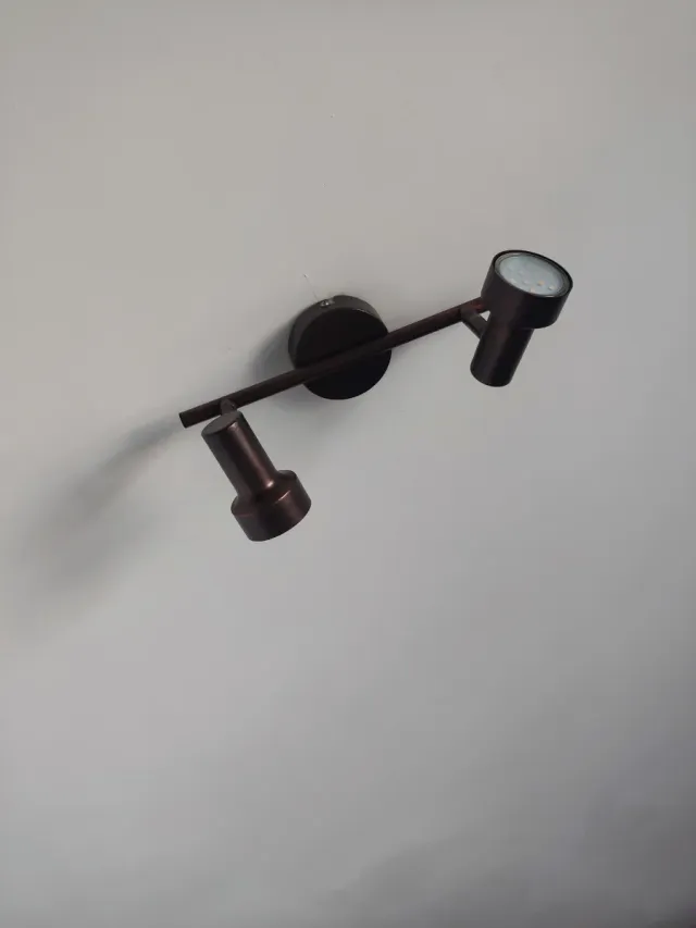 Lámpara de pared doble foco