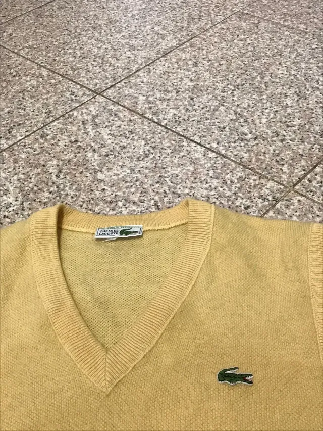 Gilet di lana Lacoste Vintage Uomo