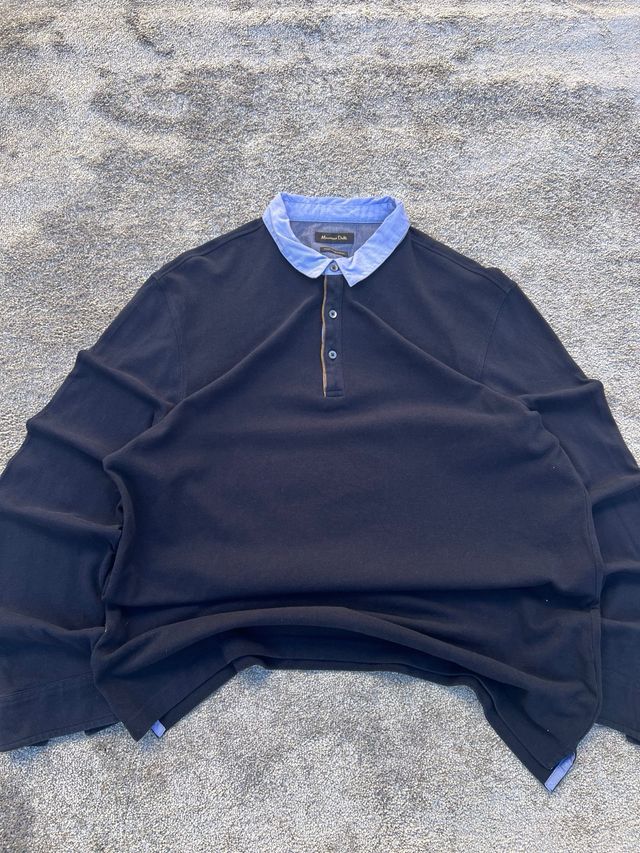 Massimo Dutti Polo Manga Larga Talla XL