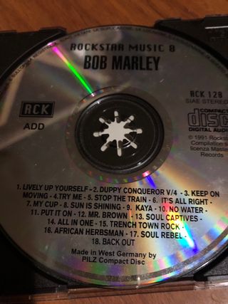 CD Bob Marley 18 Super Hits Reggae