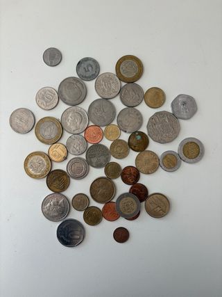 Lote de monedas variadas
