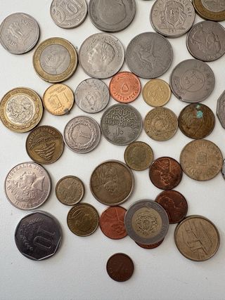 Lote de monedas variadas