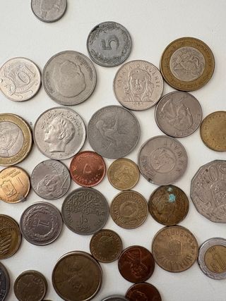 Lote de monedas variadas
