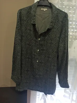 Blusón Nature Co verde talla M