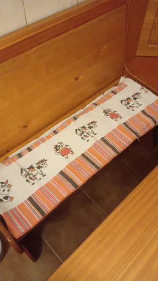 Conjunto rinconera pino