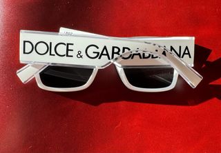 Occhiali da sole D&G bianchi