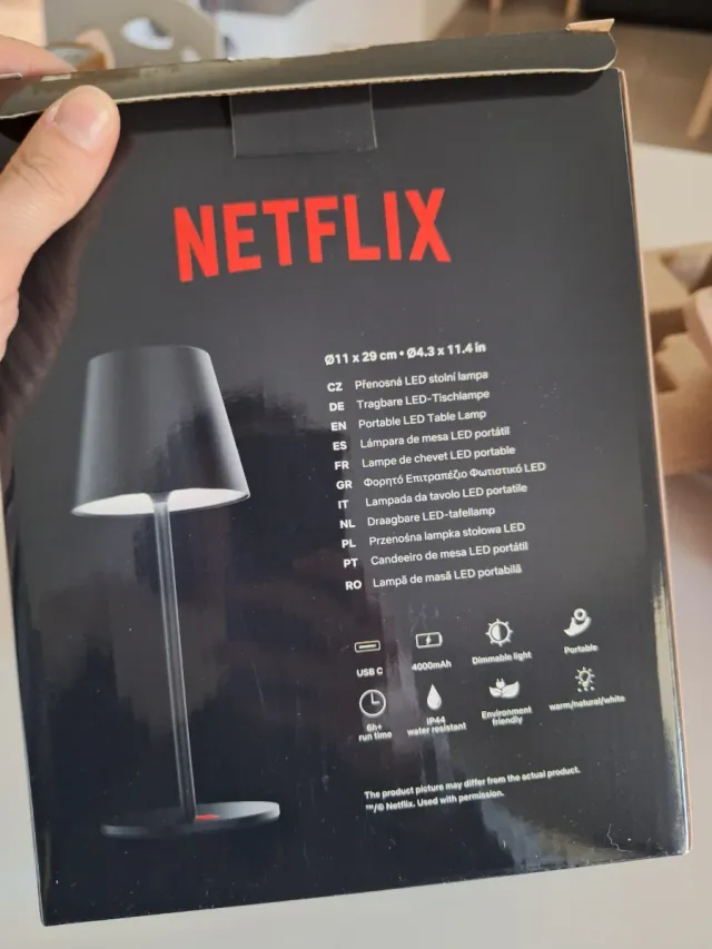 Lampada LED Netflix Portatile
