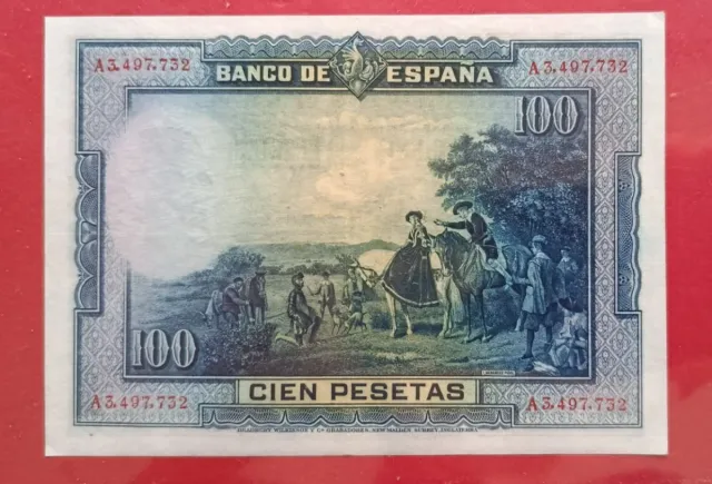 EBC+ 100 Pesetas 1928 serie A Cervantes excelente