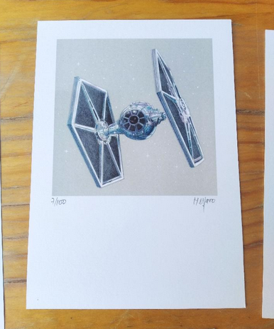 Star Wars Colección Litografias con Certificado