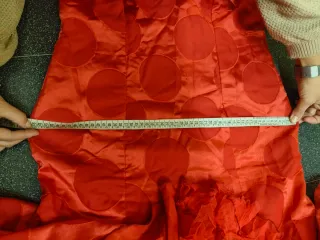 Vestido Flamenca Rojo Lunares Talla 44