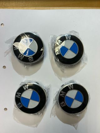 4 Tapones Llantas BMW diámetro 55 milímetros