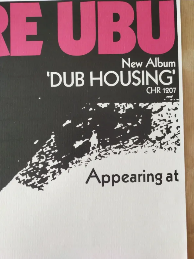 Cartel Pere Ubu Dub Housing Post Punk