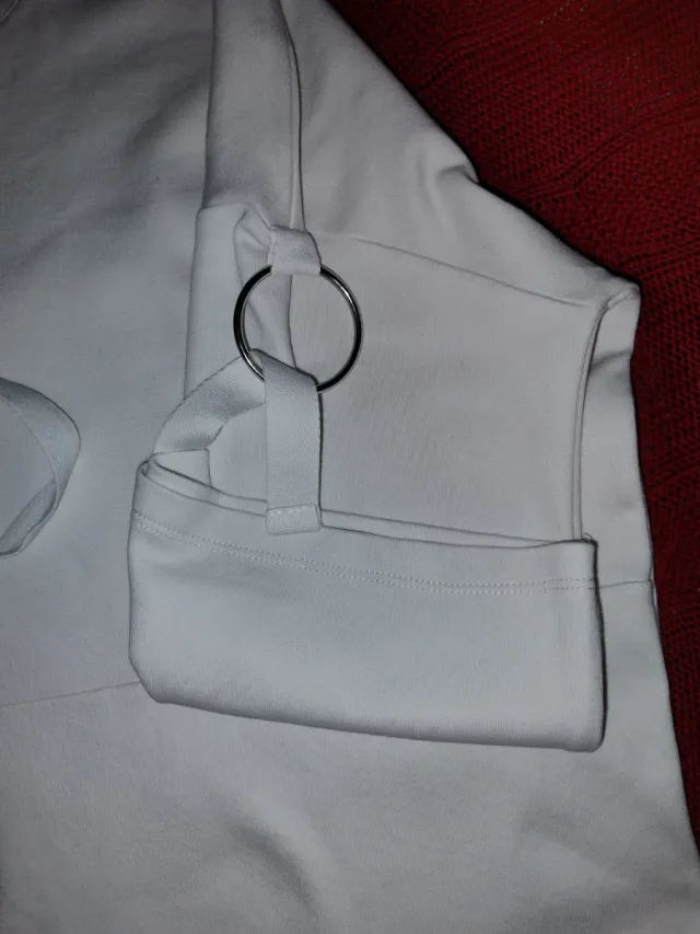 Vestido Sudadera Zara Blanco