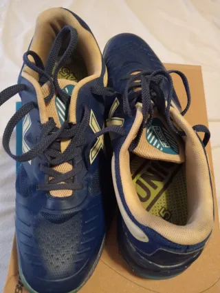 Zapatillas pádel Munich azules y verdes