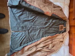 Gabardina Massimo Dutti Beige Talla L