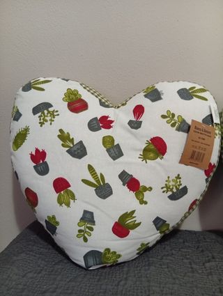 Coppia cuscini a cuore Bianco & Dintorni