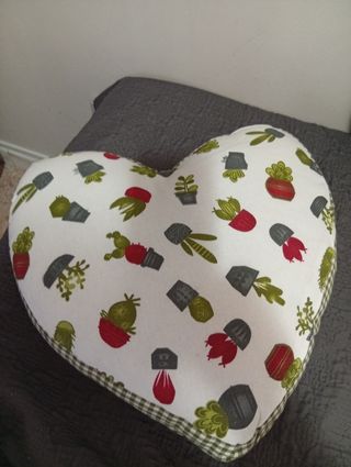 Coppia cuscini a cuore Bianco & Dintorni