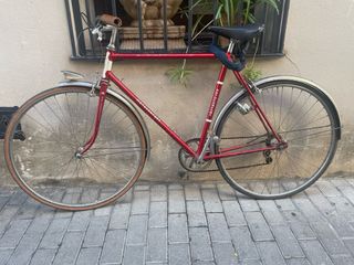 Bicicleta Clásica 5 Marchas Roja