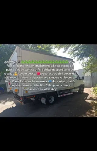 Salve a @tutti 
Sgomberiamo ogni tipo di locale!