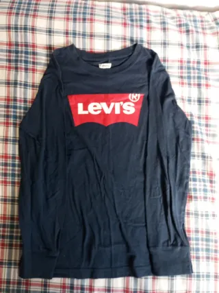 Camiseta Levi's manga larga azul 164cm