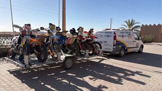 REMOLQUE DE 7 MOTOS PLATAFORMA