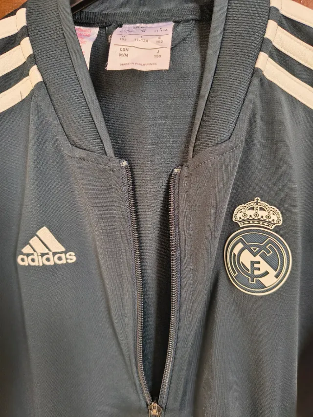 Chaqueta Real Madrid niño Adidas verde