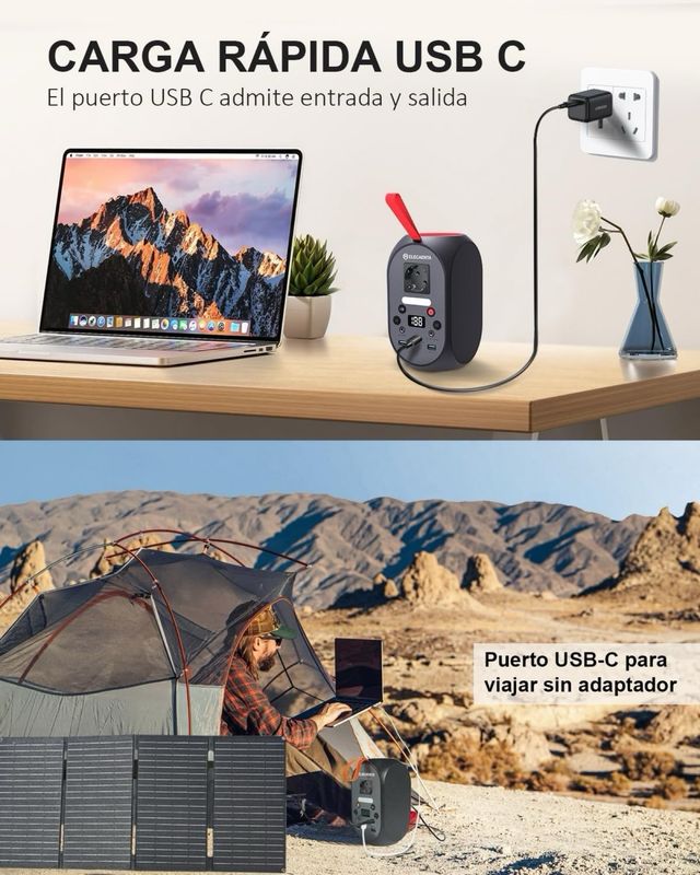 Estación de energía portátil 99Wh