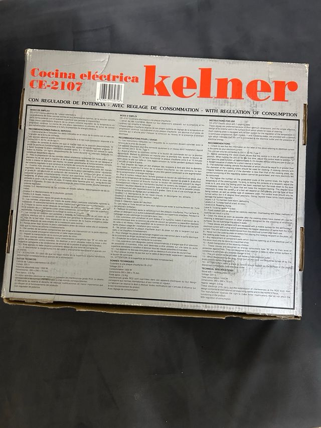 Kelner CE-2107 Fogão Eléctrico