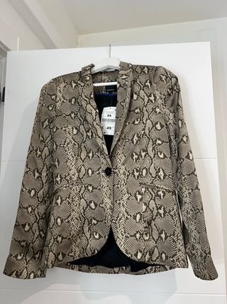 Americana estampado serpiente XS