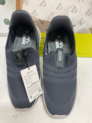 Zapatillas ODCKOI Hombre Gris/Blanco Transpirables