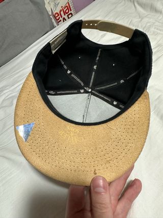 Gorra Cash Only Negra y Beige