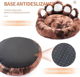 Cama para Perros Forma Pata de Oso talla S 55cm