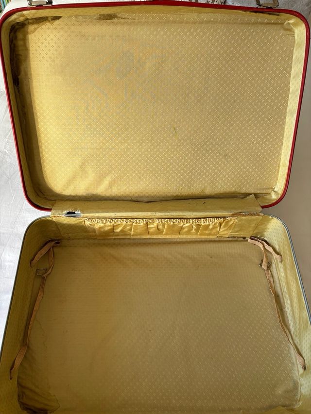 Conjunto de Maletas Vintage Rojas