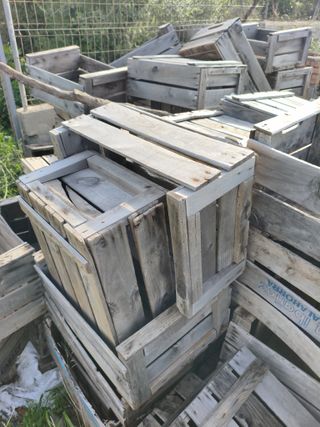 Cajas de madera rústicas vintage