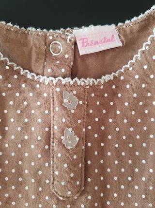 Vestitino bimba fantasia pois con coniglietto