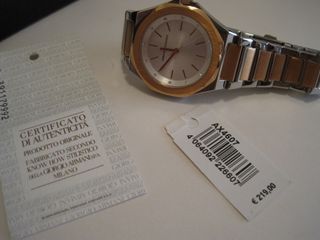 EXCLUSIVO RELOJ ARMANI EN ACERO Y CHAPADO ORO ROSA