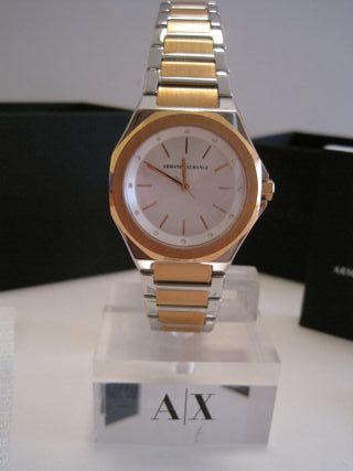 EXCLUSIVO RELOJ ARMANI EN ACERO Y CHAPADO ORO ROSA