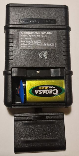 Medidor de distancia LÁSER para 12,5 mt Compumeter