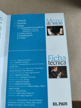 DVD Los Otros (Nicole Kidman)